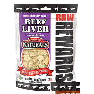 NW Naturals Freeze Dried Beef Liver Dog & Cat Treats 3oz northwest naturals, nw naturals, nw, naturals, dog food, cat food, fd, freeze dried, beef liver, treats